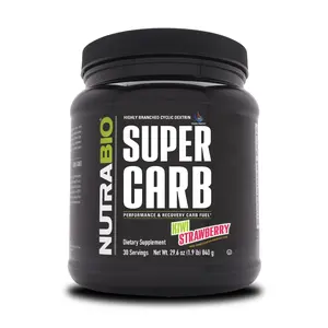 NutraBio Super Carb Edible Powder Workout Supplement - 30-Servings Endurance & Sports Nutrition Supplement for Muscle Maintenance, Energy Boost, Endurance Supplement