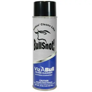 BullSnot VizABull – 19 oz Glass Cleaner | Streak-Free Truck Windshield Shine