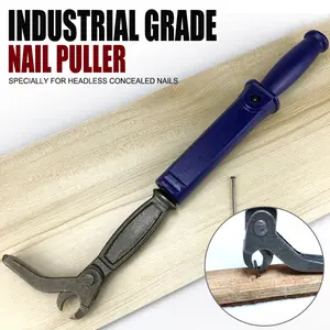 Nail Puller, Pry Bar Puller High Carbon Steel Nail Pullers Bar Woodworking Tool, Nail Puller Pliers Hand Tool for Woodworking Maintenance