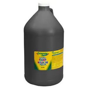 CRAYOLA LLC FORMERLY BINNEY & SMITH  WASHABLE PAINT GALLON-BLACK