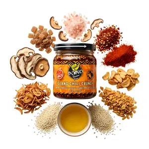 Pono Hawaiian Foods Island Chili Crunch - Mild Umami Chili Crunch Oil - No MSG - Non-GMO - No Preservatives