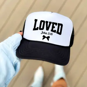 John 3:16 Trucker Hat For Women, Summer Snapback, Trendy Adjustable Cap