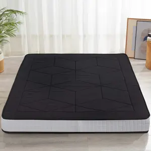 MAXYOYO 6" Extra Thick Floor Futon Mattress, Geometric Diamond Quilting Futon Floor Mattress, Modern Foam Futon Bed