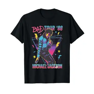 Bad Tour '88 Michael Jackson Tee | Retro 80s Concert Japan Design