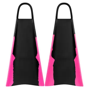 Yucca Squinty Long Blade Fins - Super Flex - Powerful, Durable, Ergonomic, for bodysurfing, lifeguarding, shorebreak - Premium Malaysian Rubber