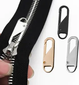 6PCS Universal Metal Zipper Heads – Easy Repair