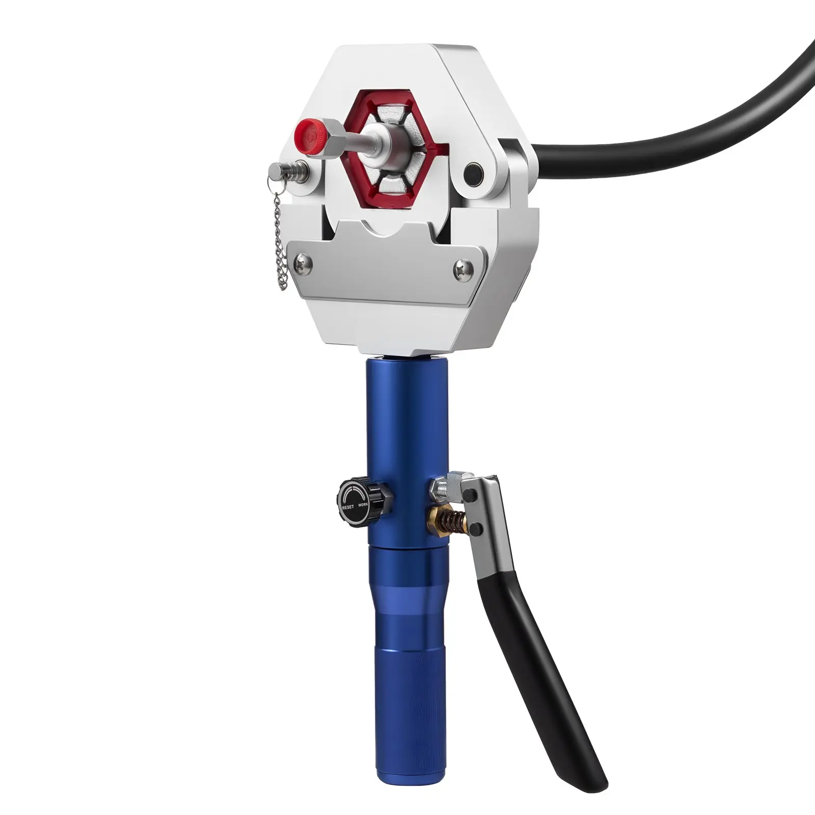 VEVOR Crimper, Hydraulic Hose, Hydra-Krimp AC Hose Crimper Kit with 7 Dies Snap-On, 45 Kn Force, with Carrying Case, Hose Crimping