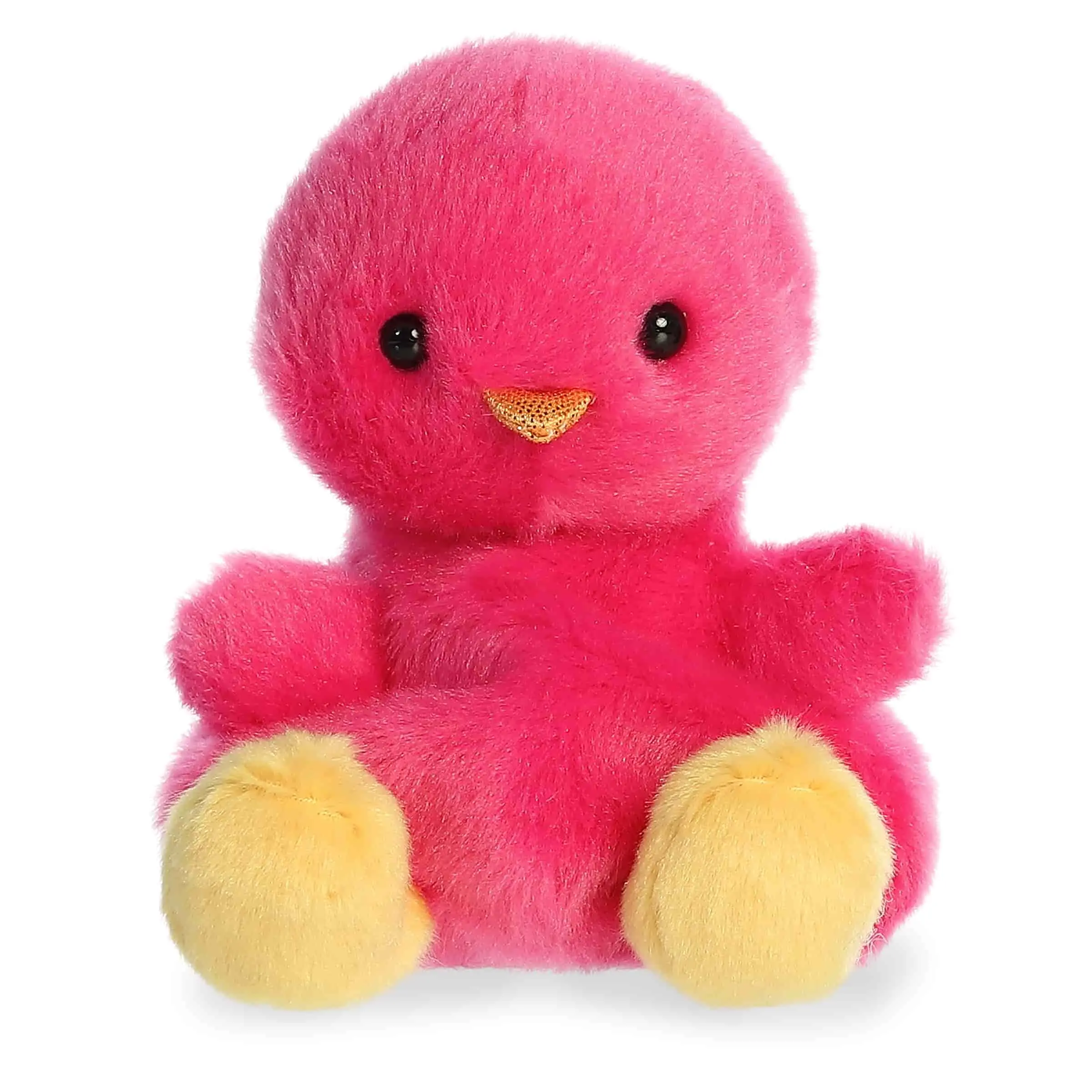 Palm Pals Adorable Peyton Pink Chick 5 inch Pink Mini Soft Plush Collectable Stuffed Animal