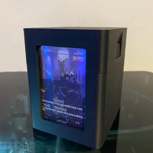 trading card deck box with accessory container