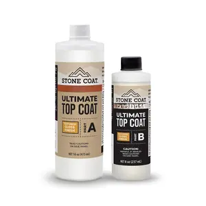 Top  Epoxy - DIY Epoxy  Kit with Extra Scratch Resistance and UV Resistance for Protecting Your Surface! (Glossy Finish)