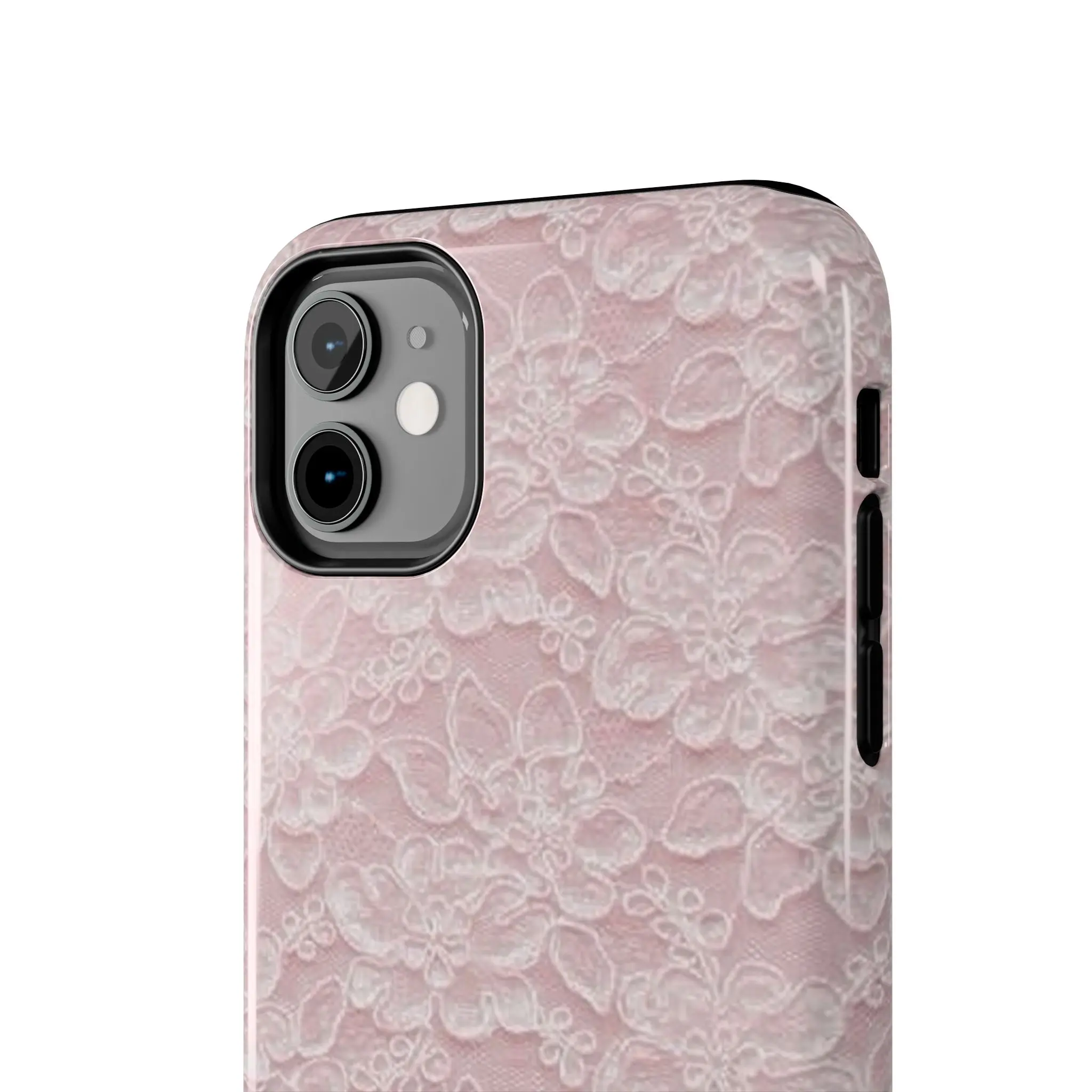 Pink Floral Lace Pattern Phone Case | Tough Phone Case Pink Floral Lace Pattern Phone Case | Tough Phone Case