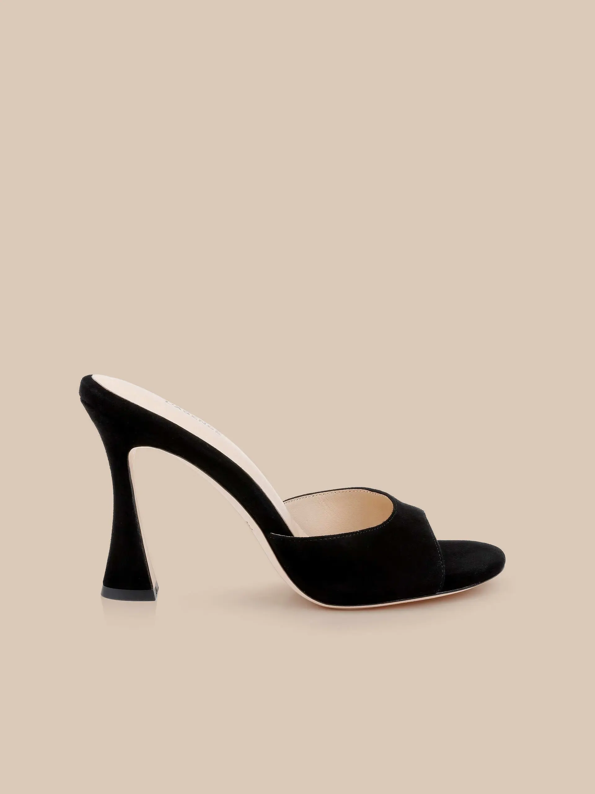Avery Suede Open-Toe Mule