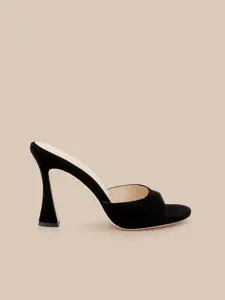 Avery Suede Open-Toe Mule