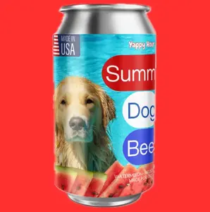 Yappy Hour Watermelon Dog Drink (2 count)
