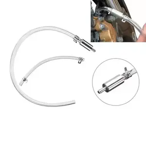 Car Brake Bleeder Hose with One Way Check Valve,Durable Brake Fluid Bleeder Hoses Replacement,Universal Brake Bleeder Tool Car Accessories for Car Motorbike Bike