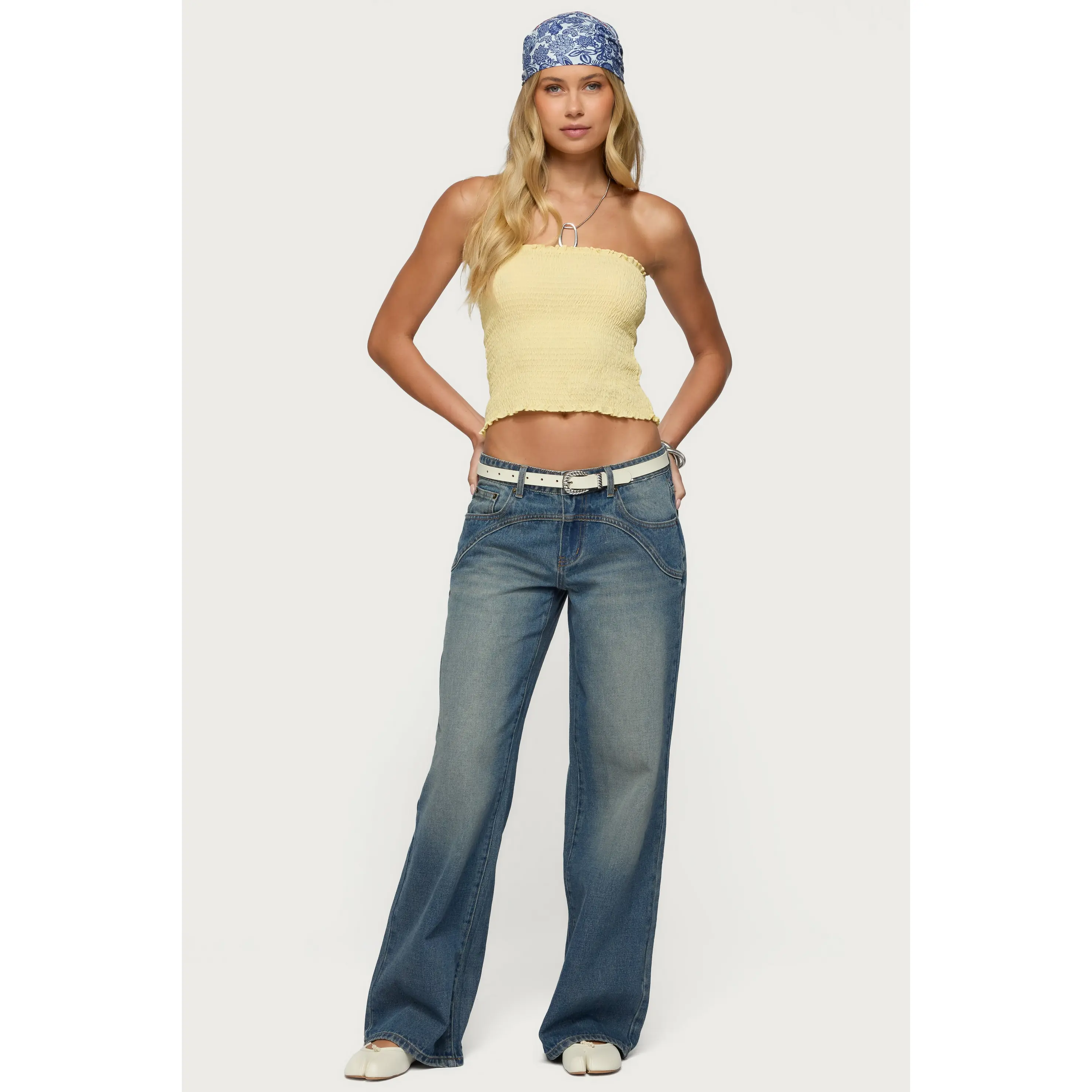 Ronny Western Low Rise Baggy Jeans Ronny Western Low Rise Baggy Jeans