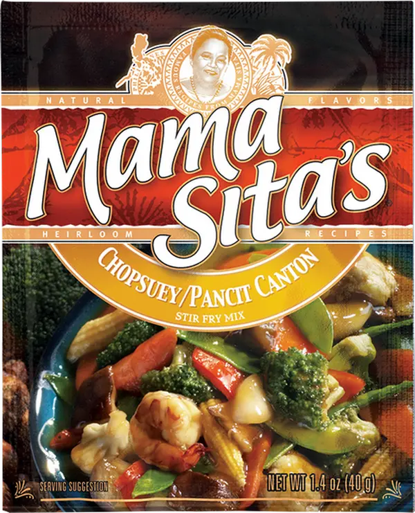 Mama Sita's Stir Fry Seasoning Mix - Flavorful, 1.4oz - For Chopsuey, Pancit Canton, Flavor