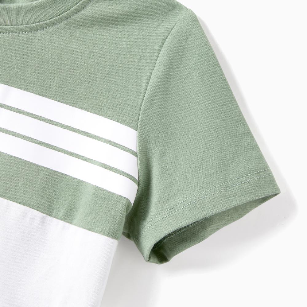 PatPat Girl Casual Family Look Short Sleeve Suit