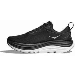 Hoka Mens Gaviota 5 Running Shoes - Black/White 1127929-BWHT
