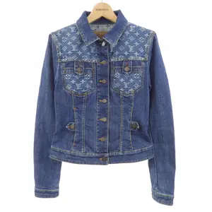 Pre-owned Louis Vuitton Denim Small Leather Goods Jacket