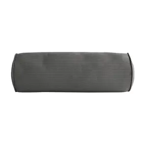 Sorra Home Outdura Steel Bolster Pillow 16 in x6 in x 6 in