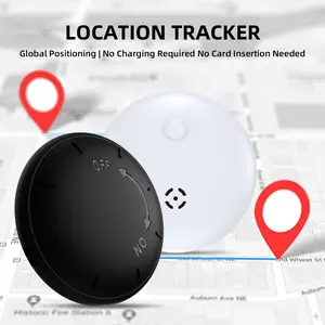 Mini GPS tracker, anti-loss locator, compatible with iPhone and Android, wireless Bluetooth tracker, one-click navigation, lifetime free use, suitable for pets, keys, wallets, luggage, and other items to prevent loss.