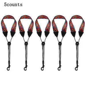 Colorful Saxophone Strap, 5 Counts/set Saxophone Neck Strap, Music Accessories for Saxophone, Musical Instruments & Accessories