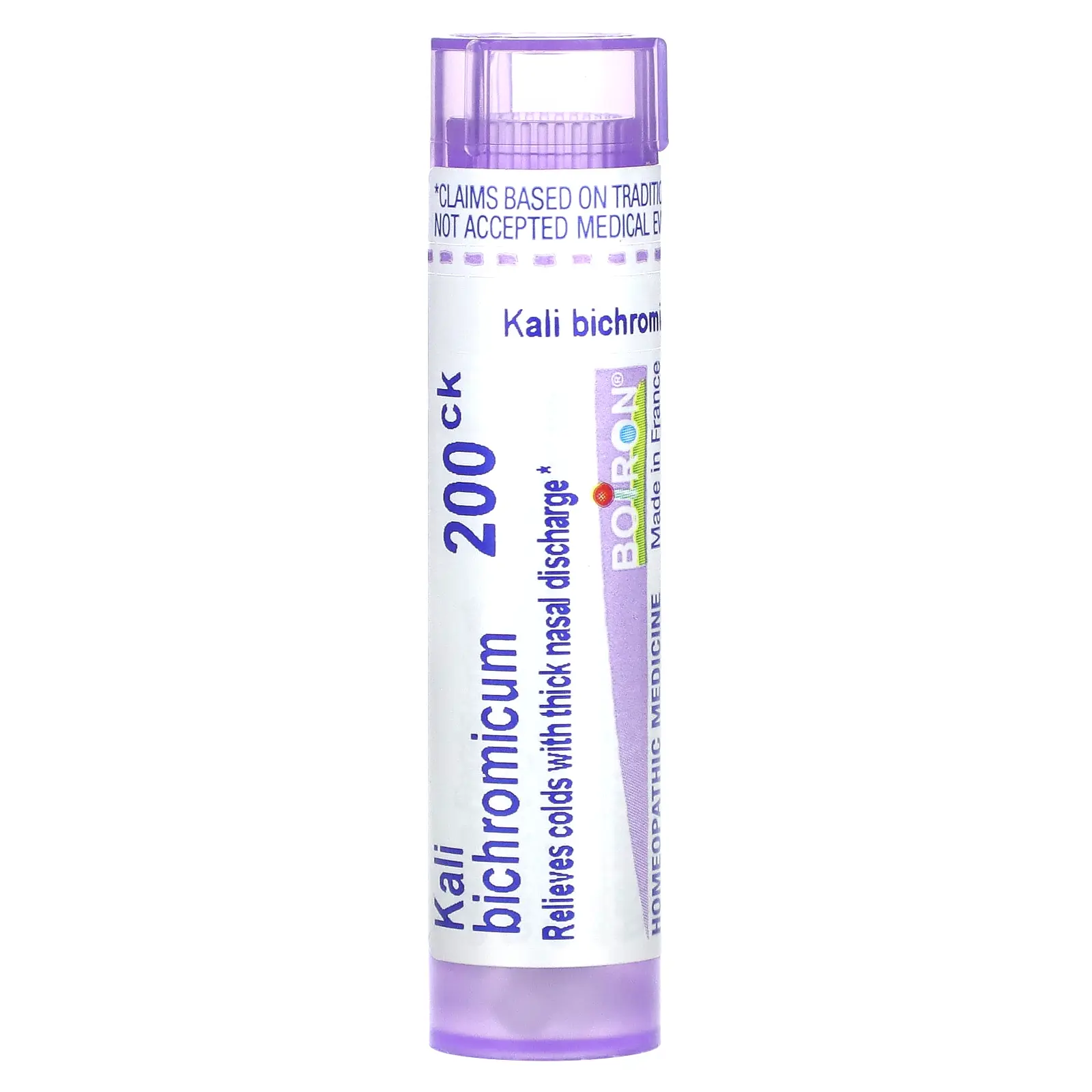 Boiron Kali Bichromicum, 200CK, Cold Relief, Approx 80 Pellets | HSA/FSA Eligible