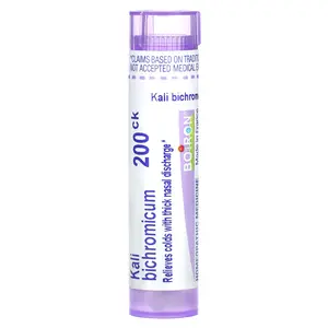 Boiron Kali Bichromicum, 200CK, Cold Relief, Approx 80 Pellets | HSA/FSA Eligible