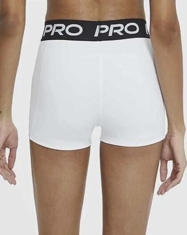 Nike Women's Nike Pro 365 3" White Compression Short Large