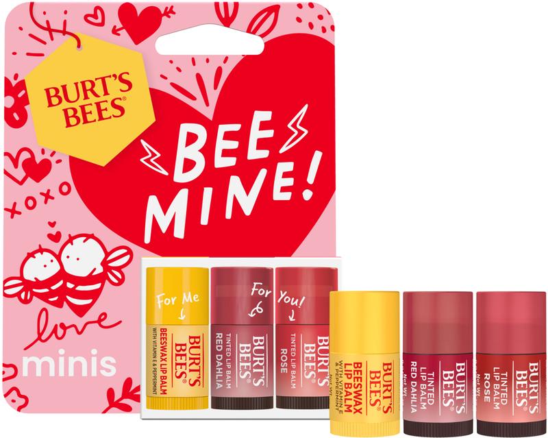 Burt's Bees Bee Mine Mini Lip Balm 3 Pack