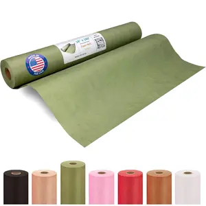 Green Kraft Paper Roll 18" x 2160" (180 feet) - Craft Paper Roll for School - Wrapping Paper Roll for Gift Wrapping, Moving and Packing - Craft Paper for Art - High-Density Paper Roll by IDL Packaging