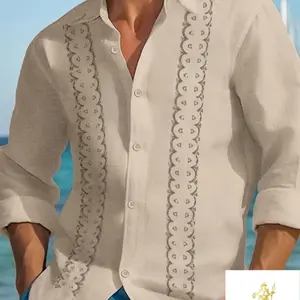 Men’s lapel Cotton blend spring button up Menswear Shirt Top Blazer