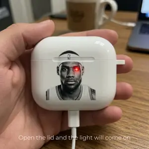 King James AirPods Case, King James Basketball Lovers Gift, LBJ Earphone Cover, Stylish Case for AirPods Pro 1 2 3 4, Trending Gift Idea for Fans, Funny Hoops Meme, The Chosen One Basketball AirPods Case, The King Legend