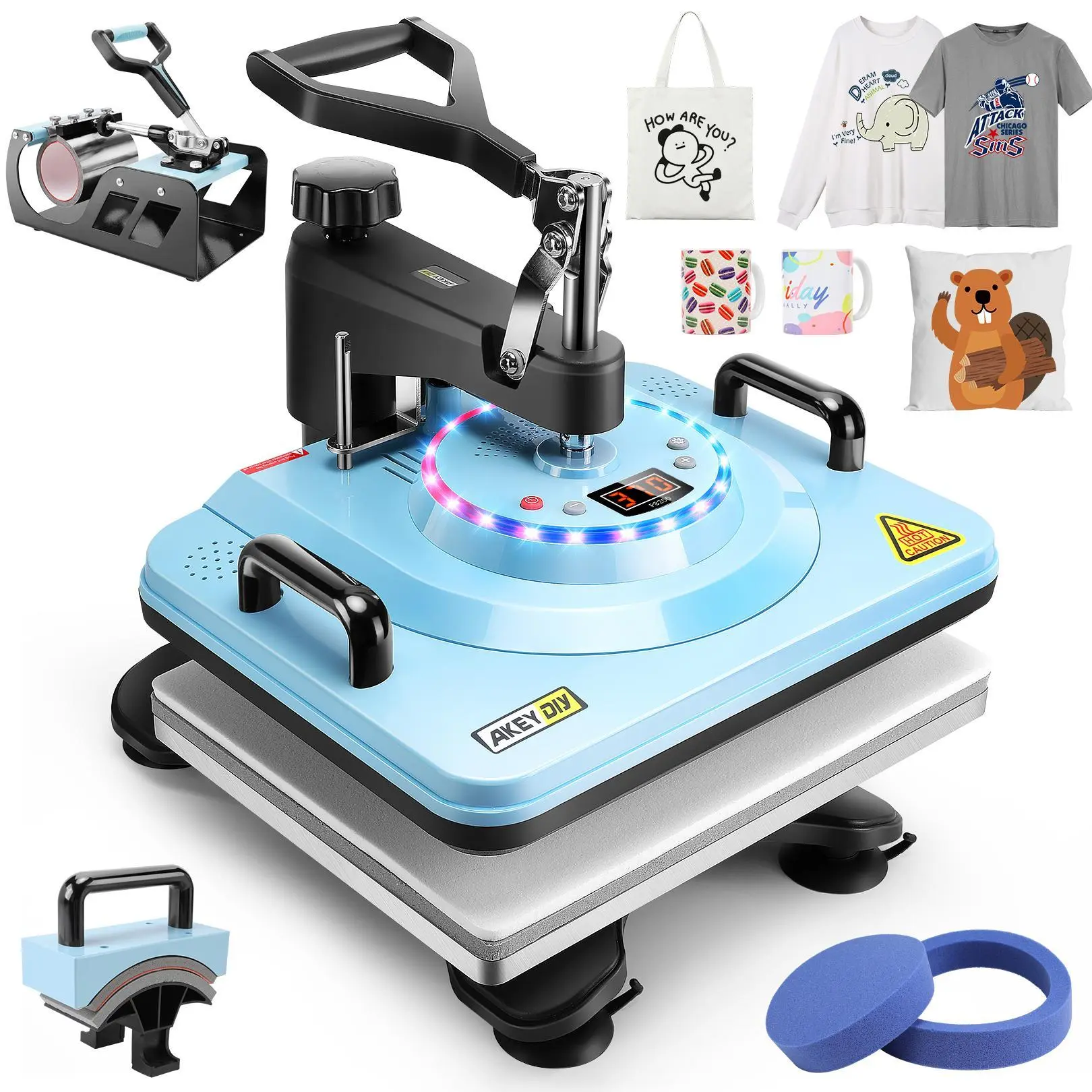 Blue Scrolling Light 5 in 1(15x12inch)