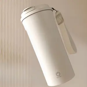 Rechargeable Smart Blender Cup Portable Sports Water Bottle with Coffee Stirring Function for Milkshake Outdoor Activities