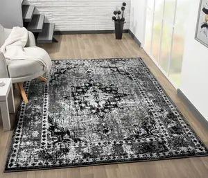 Sam's Rugs Ultra Soft Area Rug - Modern Abstract Design for Indoor Living Room & Bedroom - Stain Resistant, Easy to Clean