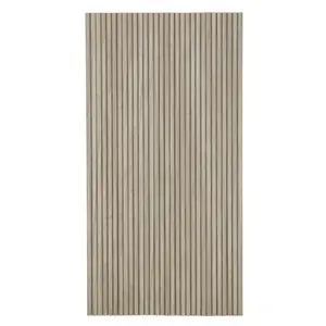 Walnut Flexible 3D Fluted Semi-Circle Shiplap Wood Wall Panel
