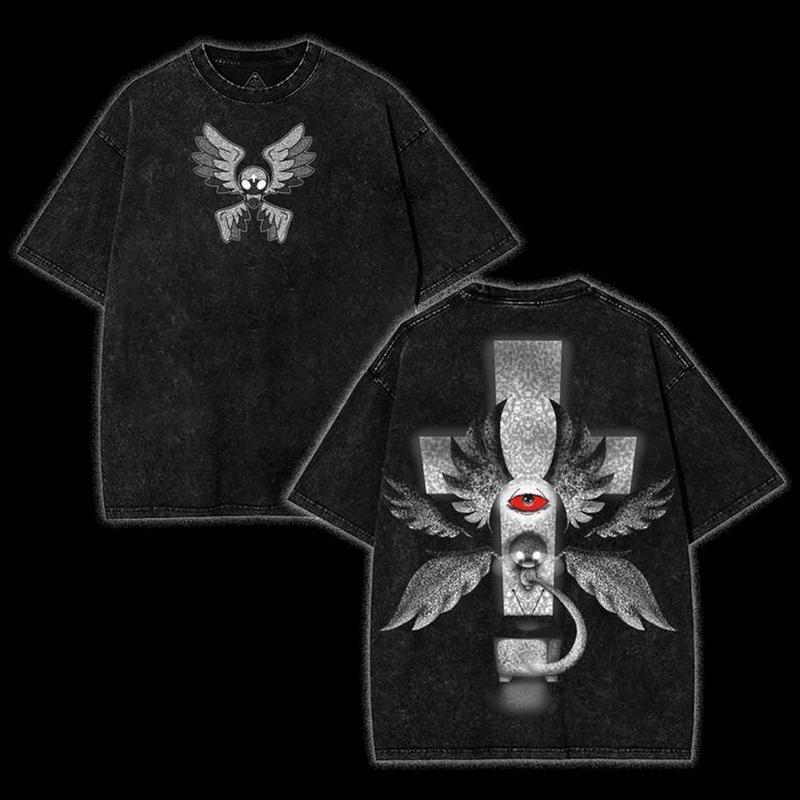 The Binding of Isaac Repentance Dogma Vintage T-Shirt, Indie Game ...