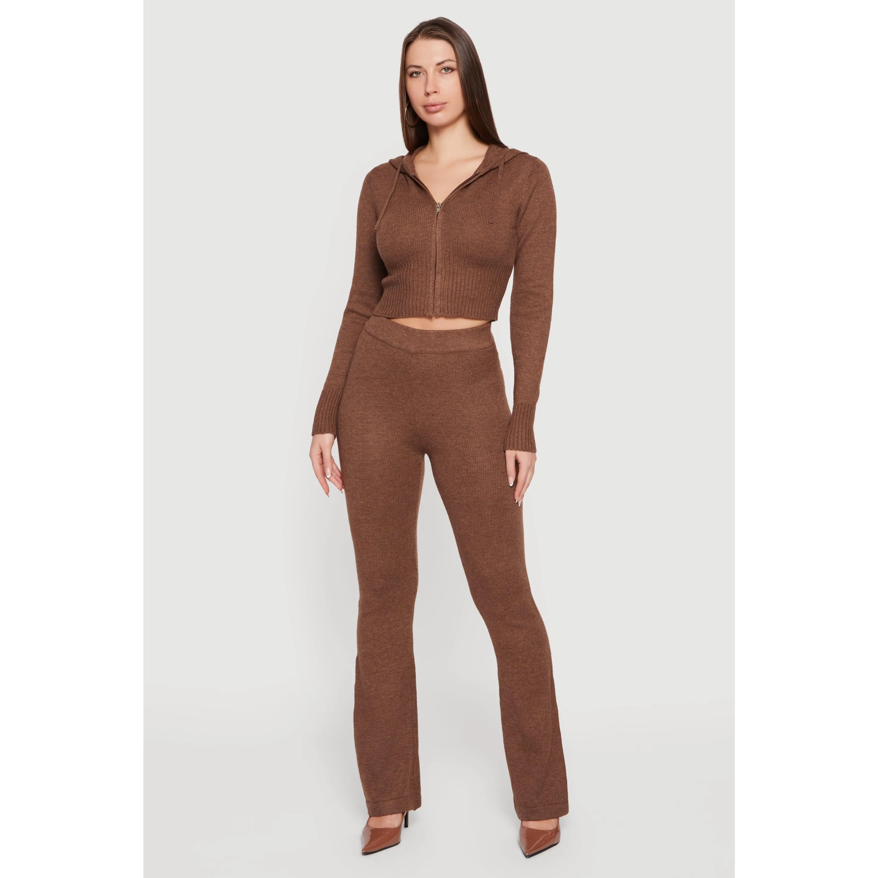High Waisted Bootcut Pants