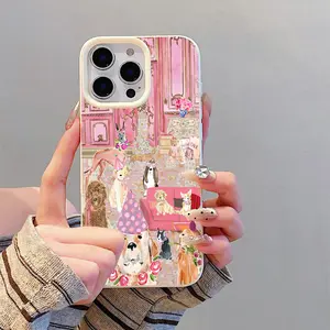 Funda de teléfono para fiesta con temática de perro, diseño lindo, compatible con iPhones, hecha de material TPU, cómoda al tacto, a prueba de golpes y duradera, un gran regalo de cumpleaños y vacaciones.