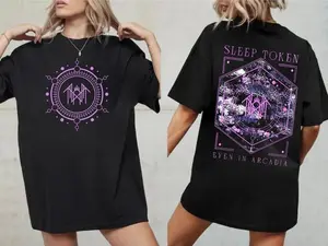 Sleep Token T-Shirt – Featuring "SLEEP TOKEN Even In Arcadia" Design with Geometric and Cosmic Graphic , Perfect for Fans of Music and Art , Unisex Graphic T-Shirt , Ideal for Casual Wear and Music Culture Enthusiasts Cotton Fit