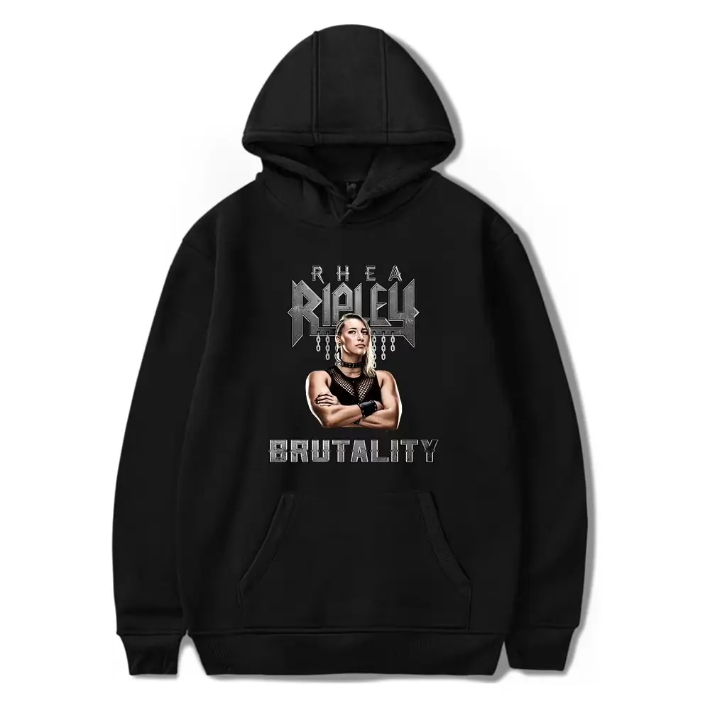WWE Rhea Ripley Cyber Sigil Embroidered Hoodie Matching Unisex Birthday Gift for Her Him Friends Christmas Oversized Streetwear Dark Aesthetic Anime Gamer Pullover