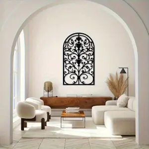 CIFbuy™ Living Room Metal Wall Decor - Artistic Exquisite Window Frame & Arch With Rustic Baroque & Gothic Cathedral Styles, Transformative Sculptures, Elegant Decorative Signs & Plaques, Decoration