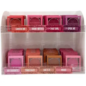 Rubor Hush Beauty Creations - Venta al por Mayor Display 48 Unidades + 8 Probador (SBD-PTD)