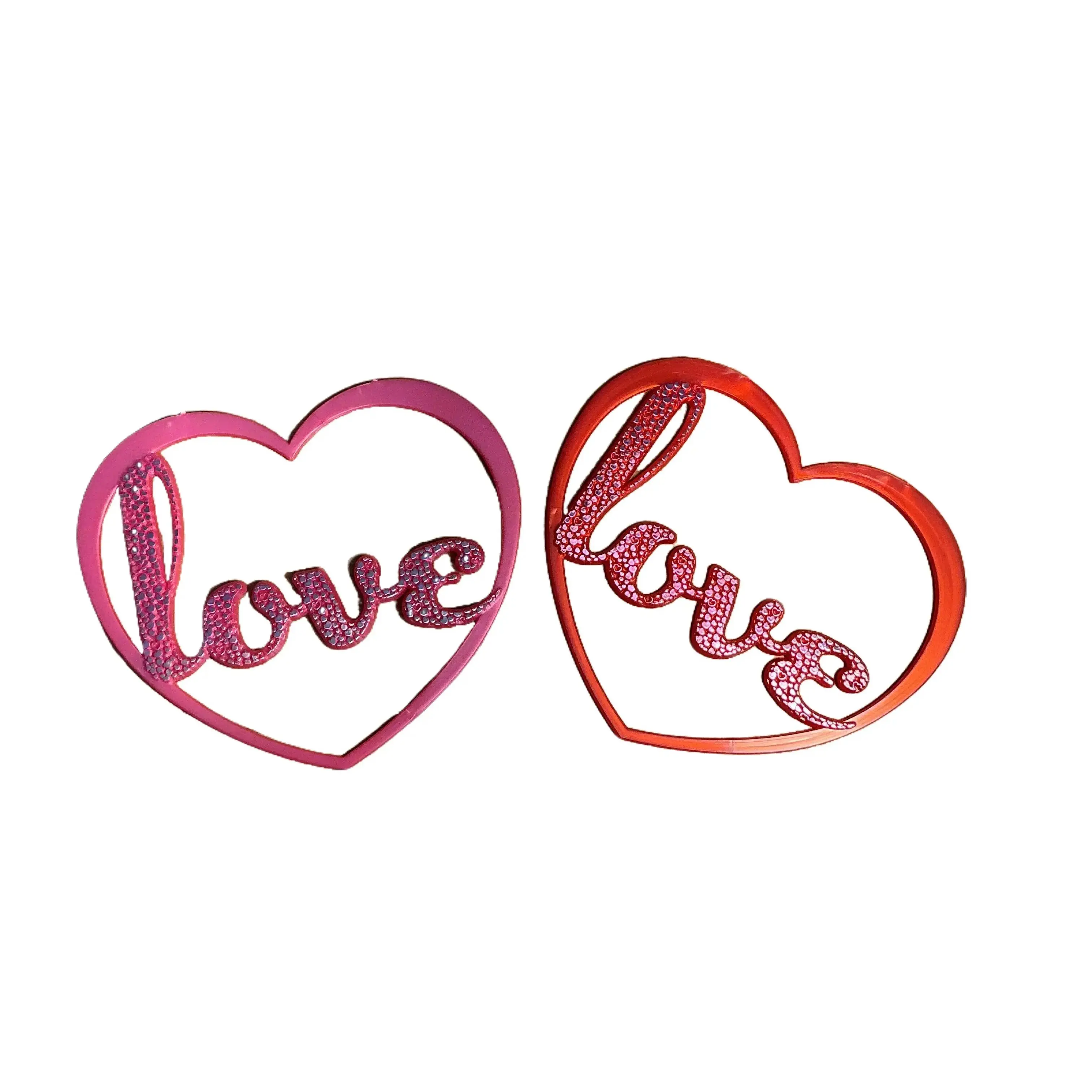 Heart Valentines Day Cake Topper