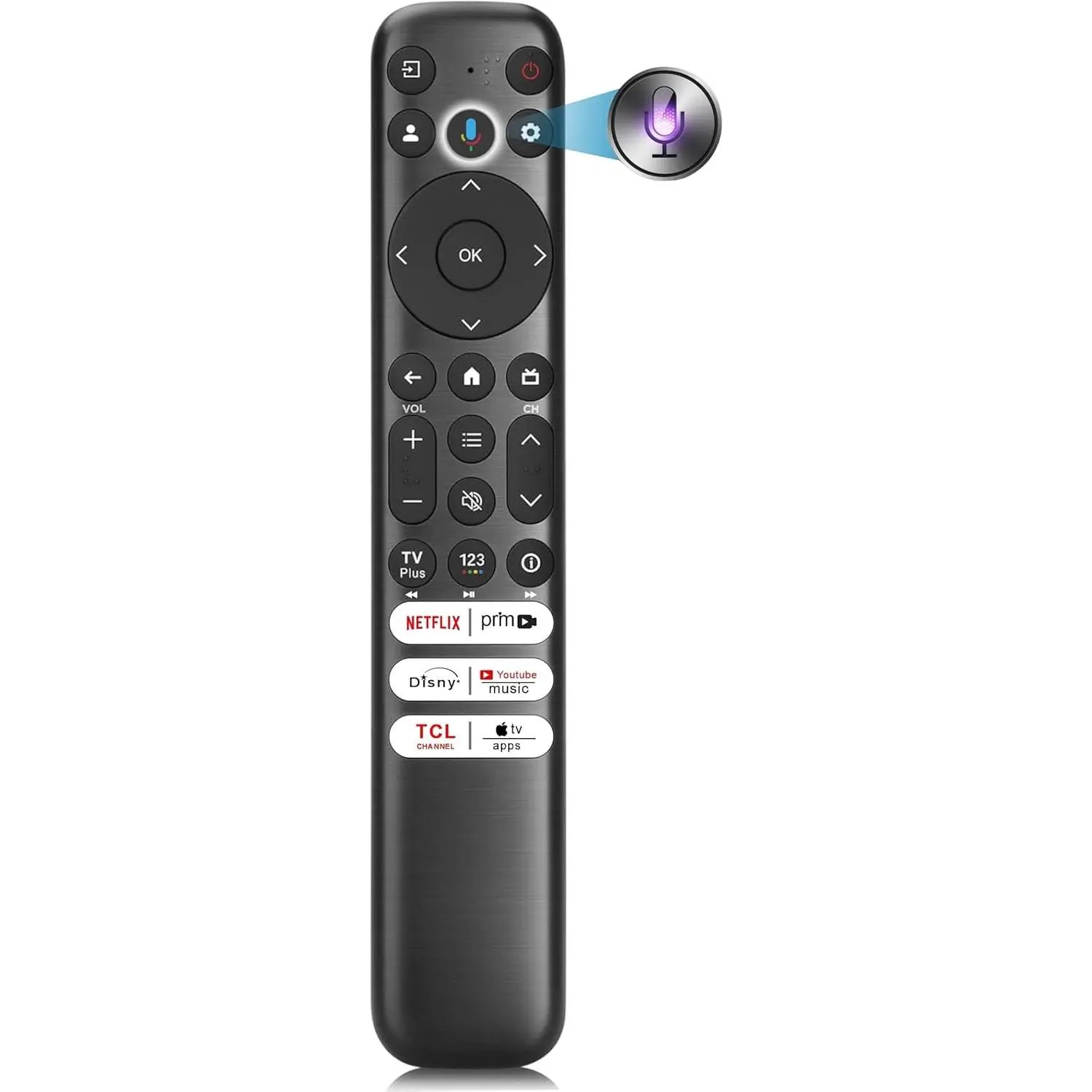 Replacement Remote for Samsung TV, Universal Remote Control for Samsung Smart TV 2025-2015 Neo, OLED, UHD, 4K, 2K, Infrared, No Voice, No Bluetooth, No OEM