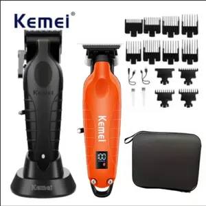 Keme Km-2293/km-2296 Hair Clipper Kit, Men's Electric Professional Hair Trimmer, Lithium-Ion Battery, New Personal Care Appliance, Cordless Trimmer