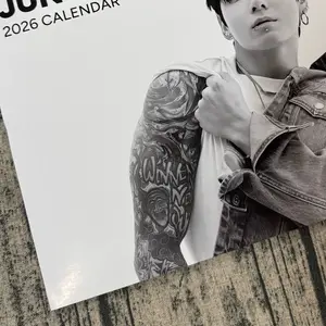 JK Kpop Calendar 2026, Calendar For Fans, Calendar 2026, Gift For Fans, Kpop