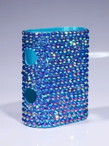 Rhinestone Blue Geek Bar/Flum Case